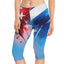 Licras Cortas para la Mujer Cubana - Artistic Printed Workout Pants, Stylish Yoga Wear, Festival Ready Leggings, Summer Activewear