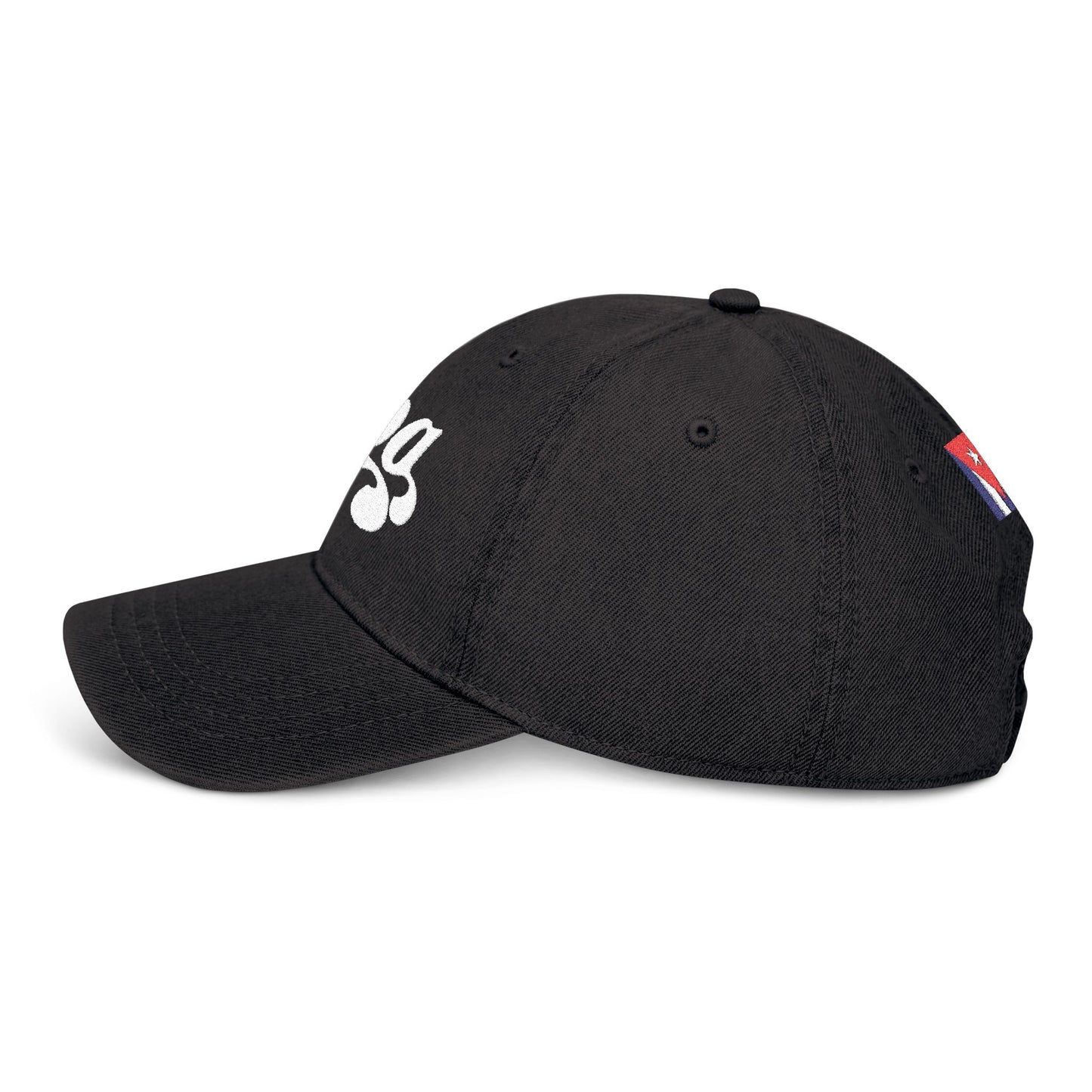 Gorra de Denim Bordada con Estilo – Para los que Aman a Cuba