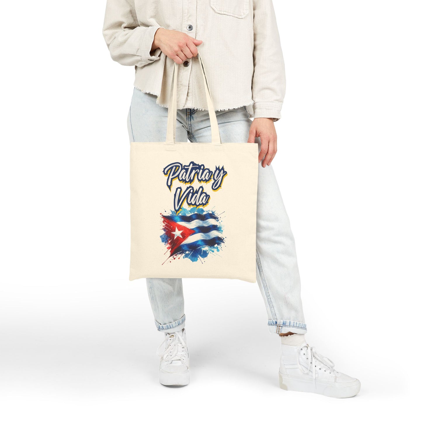 Tote Bag Bolsa Cubana – Patria y Vida con Orgullo Cubano, Estilo con Conciencia, para tu Día a Día