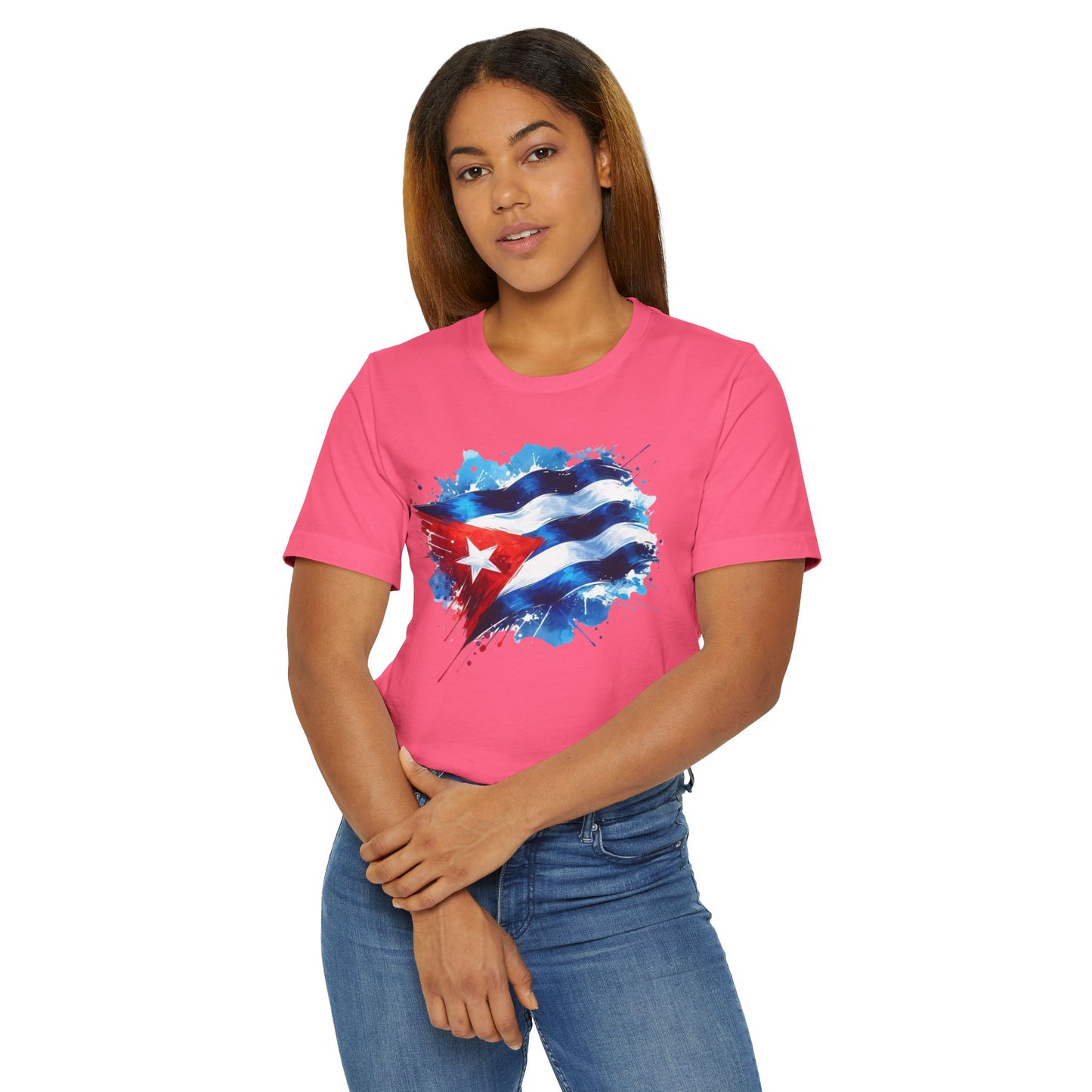 T-shirt Camiseta Bandera Cubana – Orgullo que se Siente y se Lleva