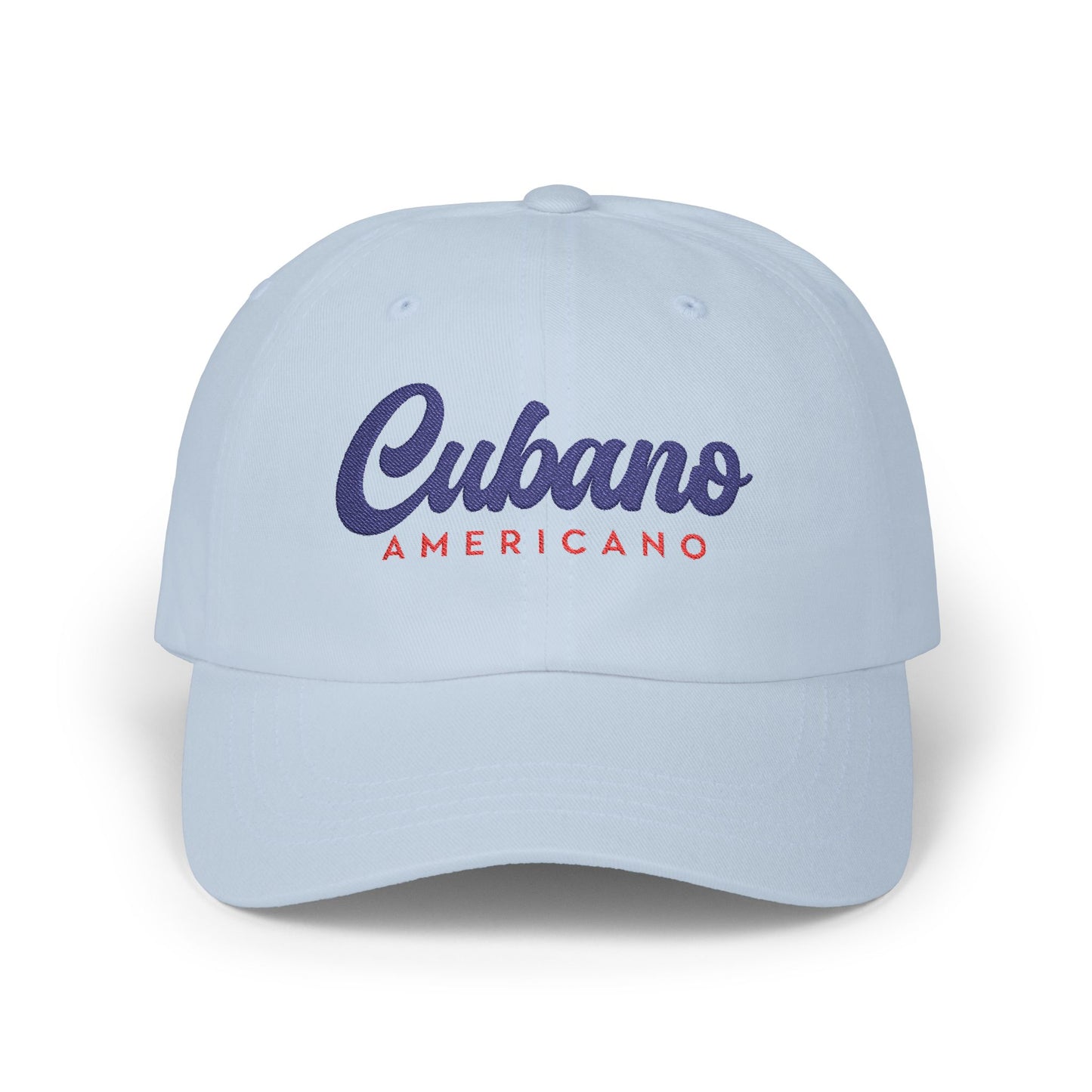Classic Dad Cap with 'Cubano Americano' Embroidery