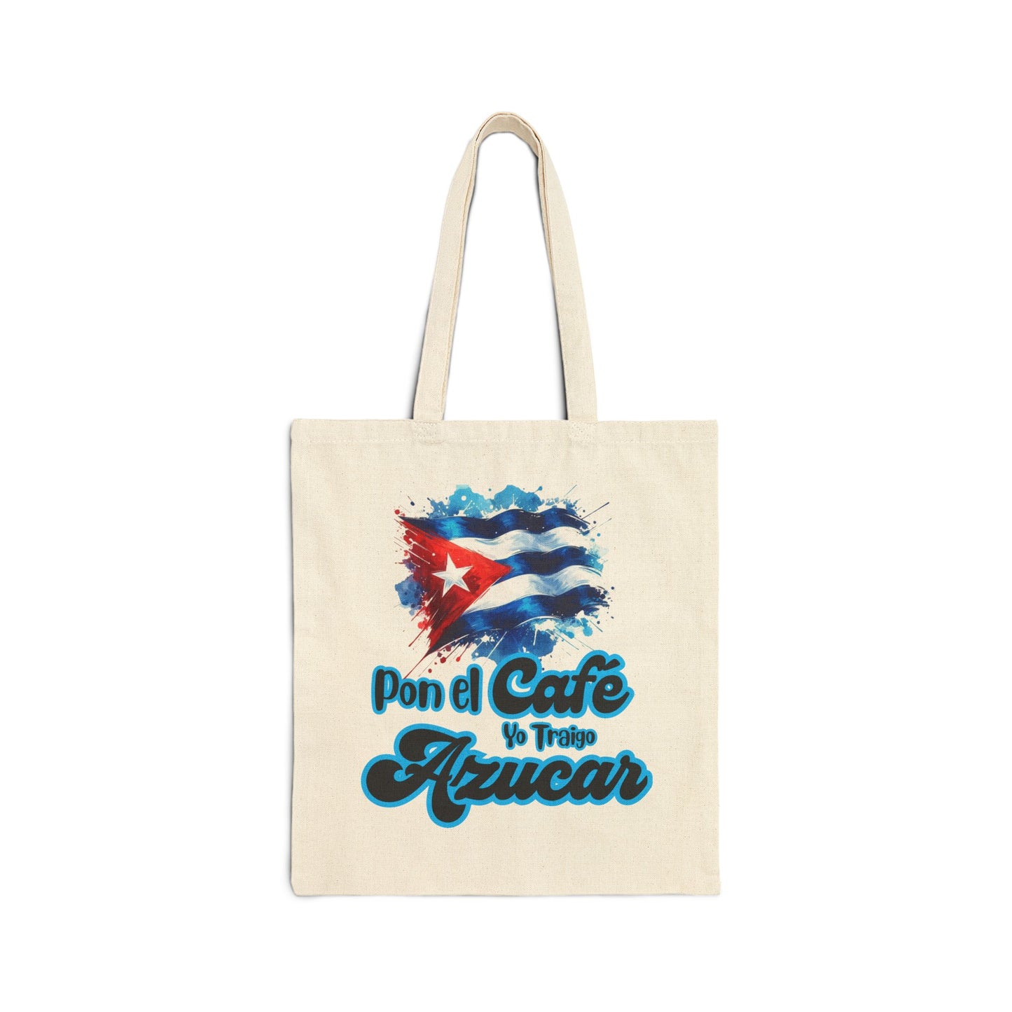 Tote Bag, Bolsa Cubana - Pon el Café Yo Traigo Azucar, Gift for Coffee Lovers, Beach bag