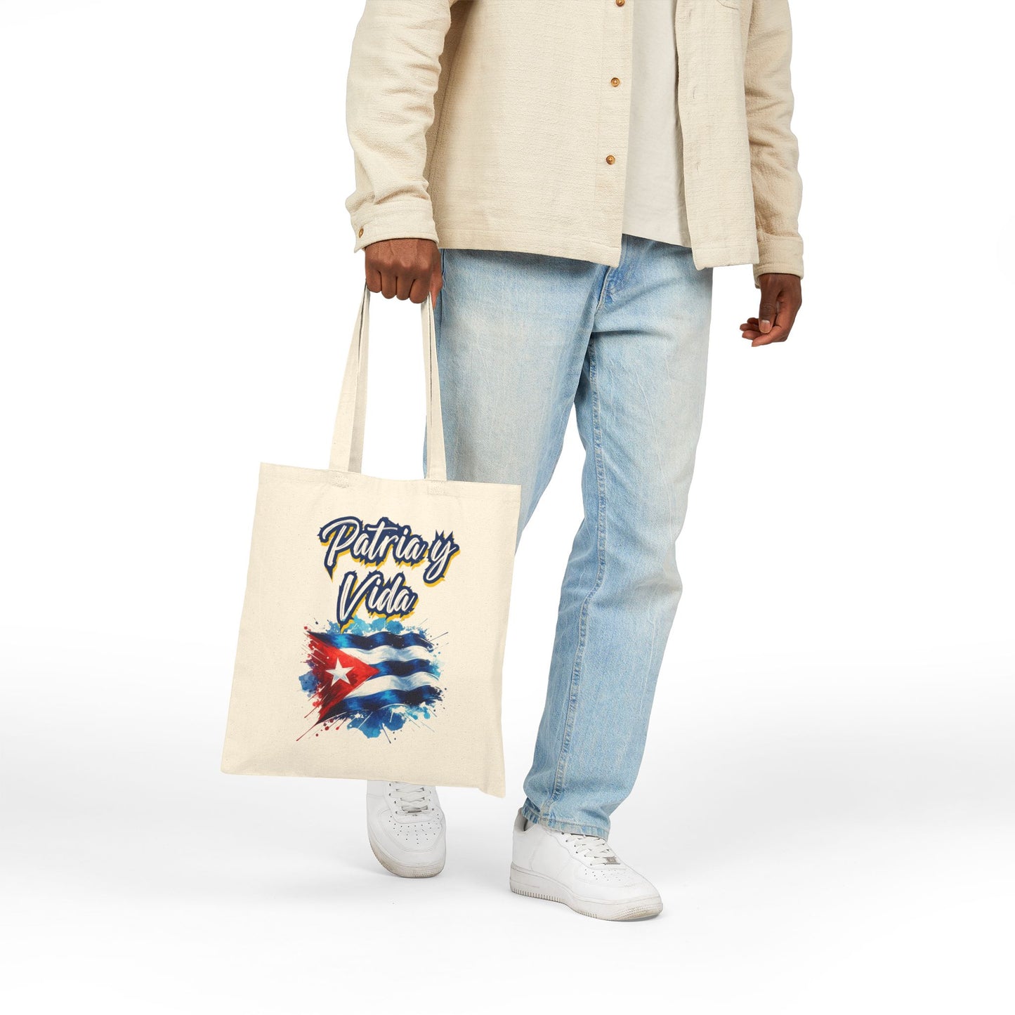 Tote Bag Bolsa Cubana – Patria y Vida con Orgullo Cubano, Estilo con Conciencia, para tu Día a Día
