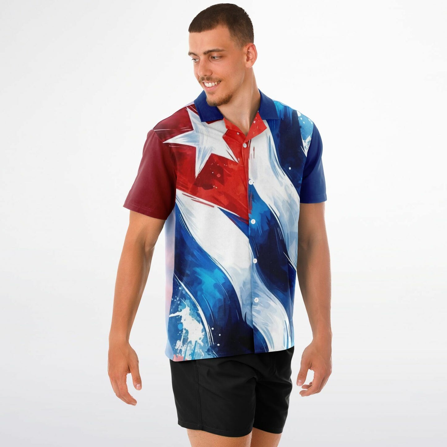 Shirt, Camisa Cubana – Orgullosa Bandera Cubana