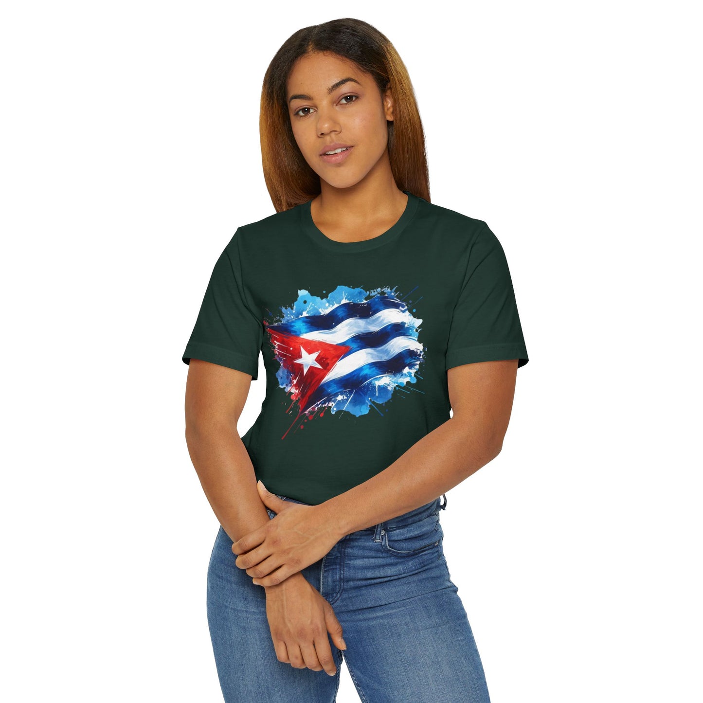 T-shirt Camiseta Bandera Cubana – Orgullo que se Siente y se Lleva