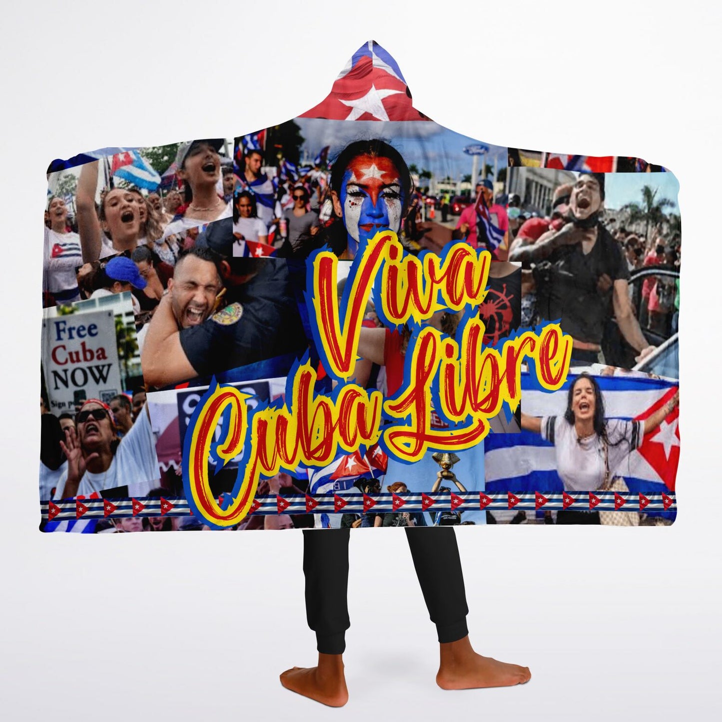 Frazada con Capucha – Viva Cuba Libre, Espíritu de Libertad