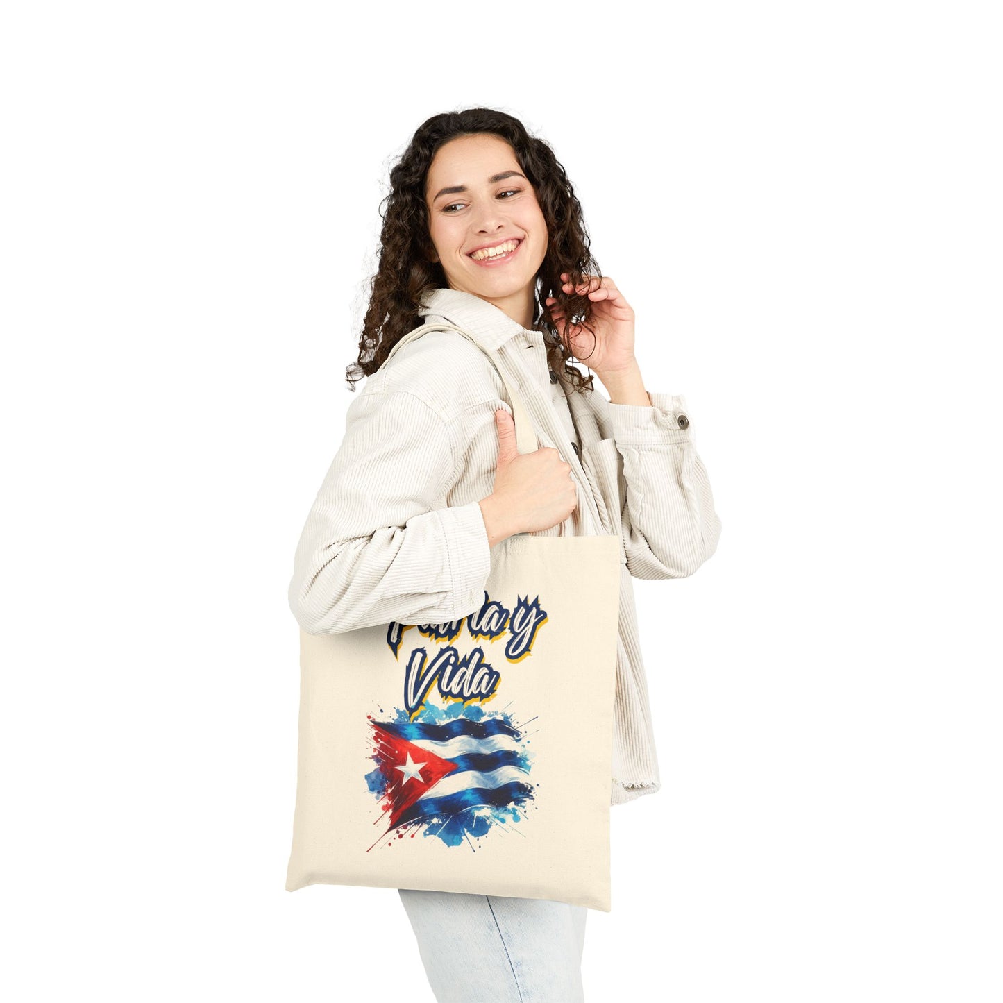 Tote Bag Bolsa Cubana – Patria y Vida con Orgullo Cubano, Estilo con Conciencia, para tu Día a Día