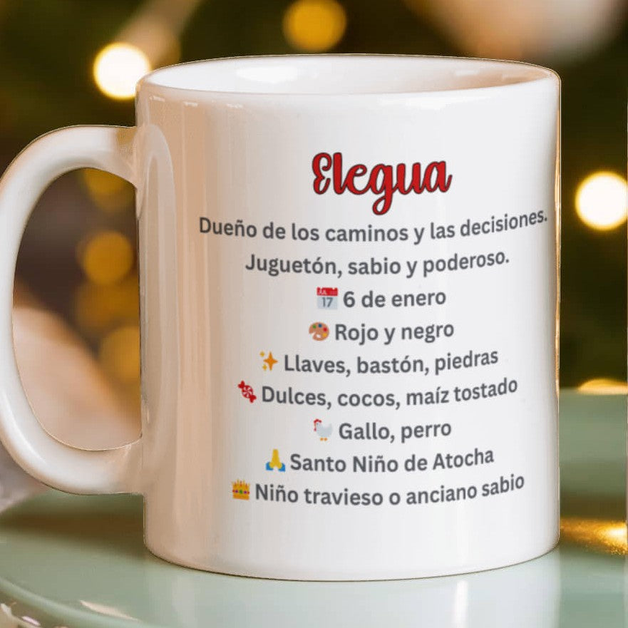 Eleguá Ceramic Mug Custom-made – El Guardián de tus Caminos