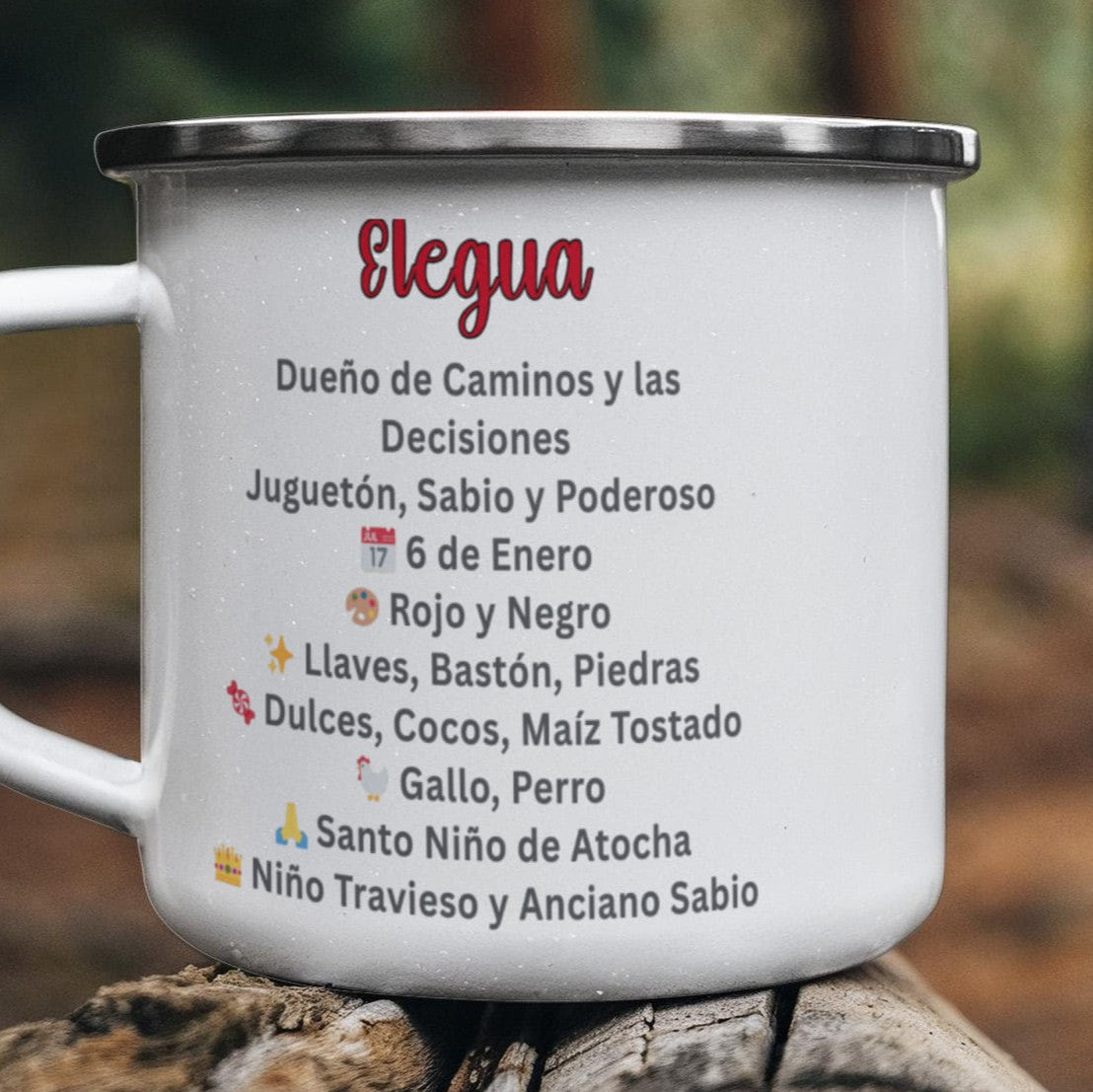 Eleguá Custom Mug Acero Inoxidable – El Guardián de tus Caminos