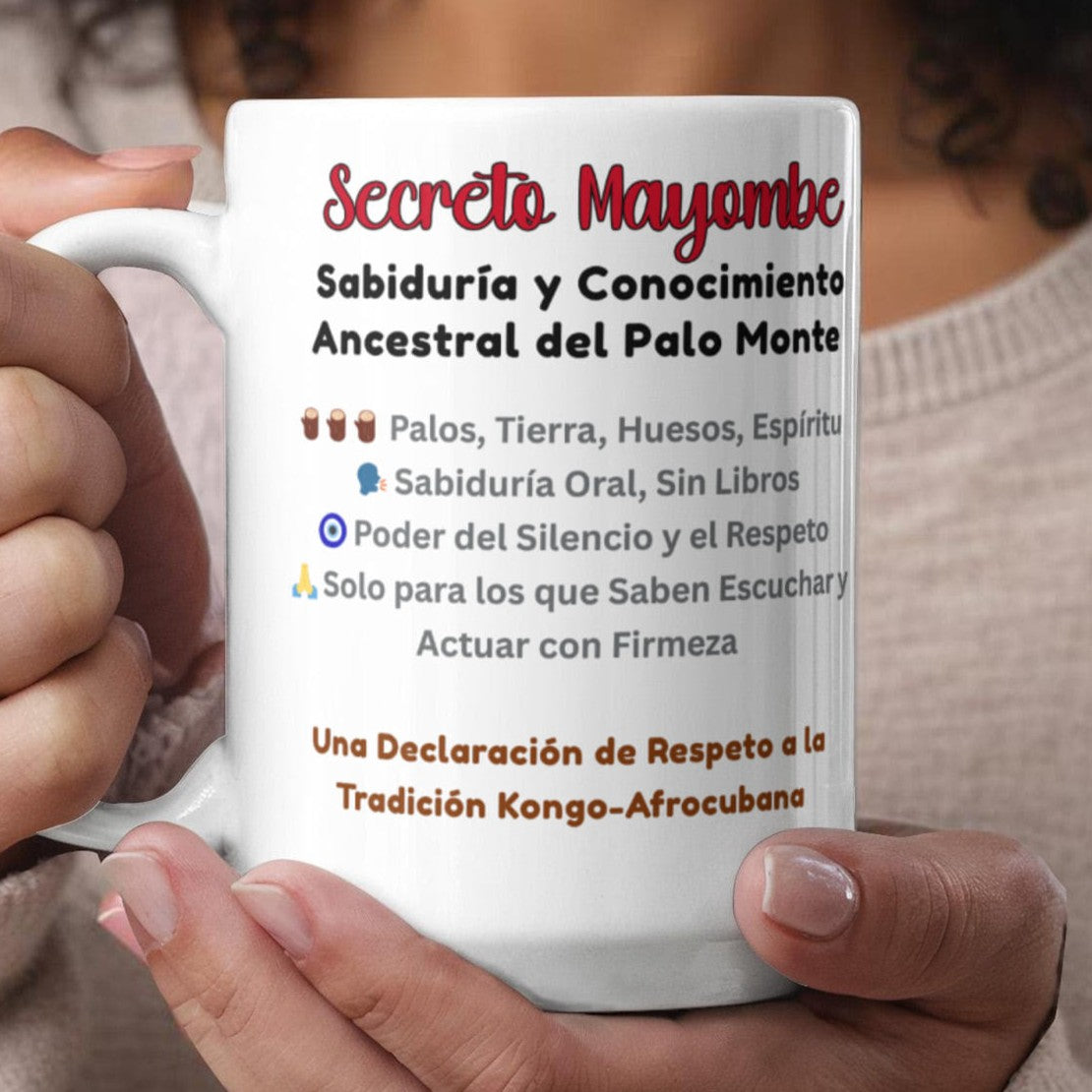Secreto Mayombe, Ceramic Mug Custom-made