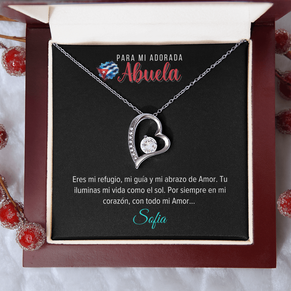 Collar Personalizado Para Abuela - "Forever Love Necklace"