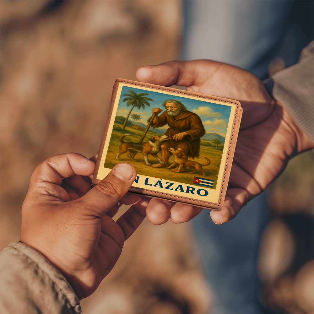 Men Wallet, Billetera San Lázaro – Con Fe y Protección