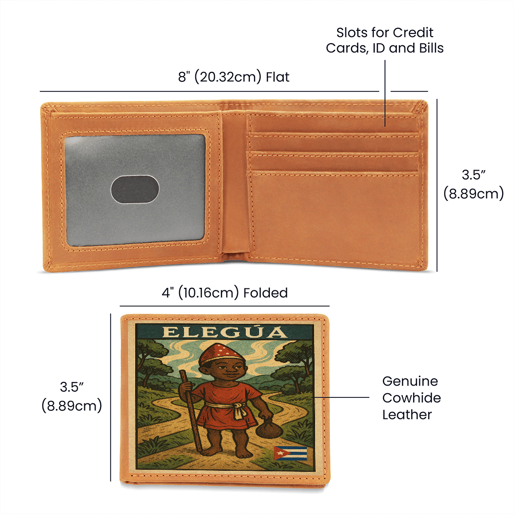 Men Wallet, Billetera – Eleguá El Abre Caminos que te Acompaña Siempre