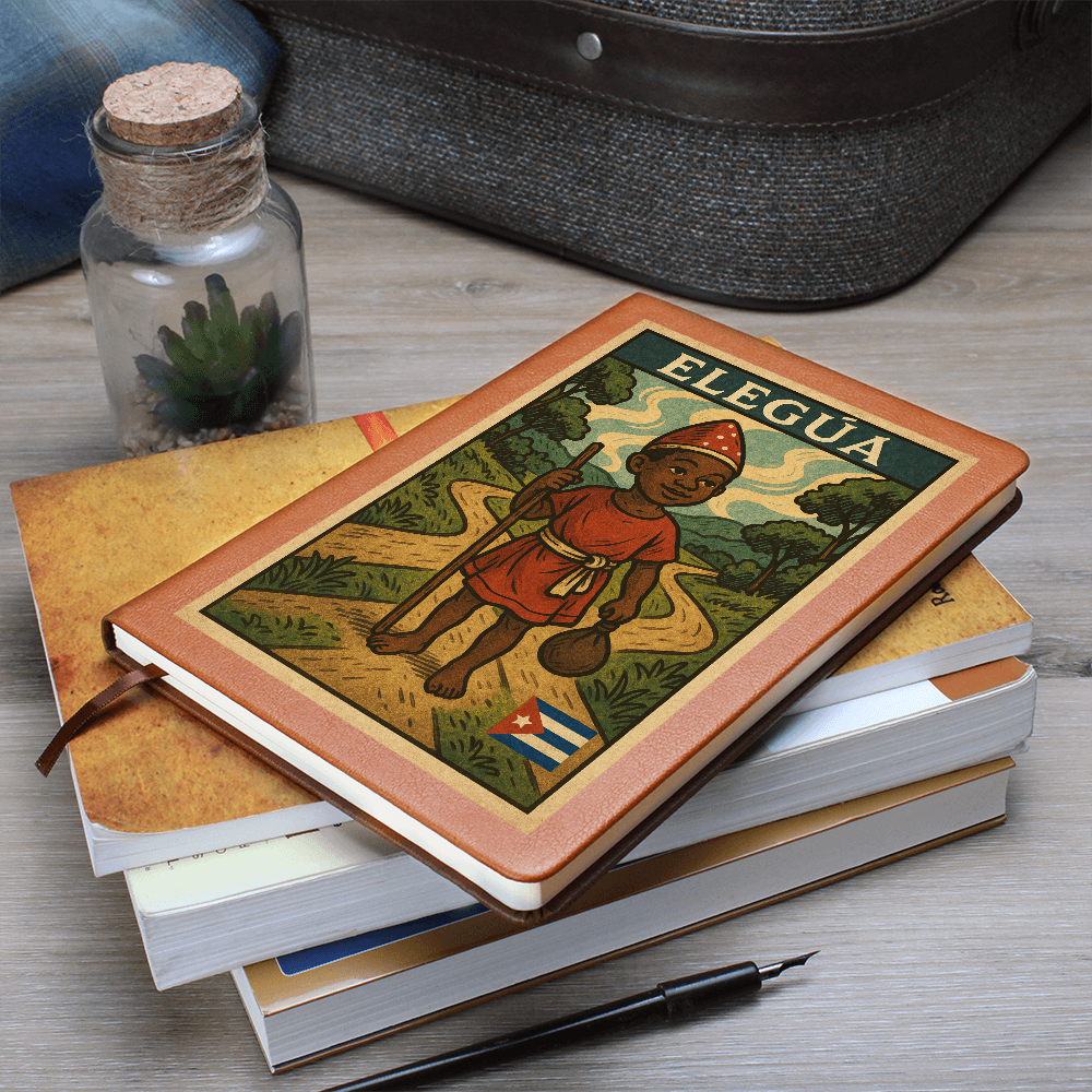Leather Journal – Eleguá Abre Caminos para tu Espíritu y Escritura
