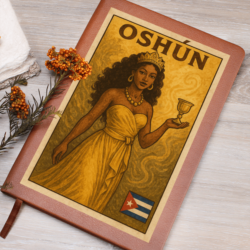 Leather Journal – Oshún Elegancia y Poder Afro-Cubano para el Alma