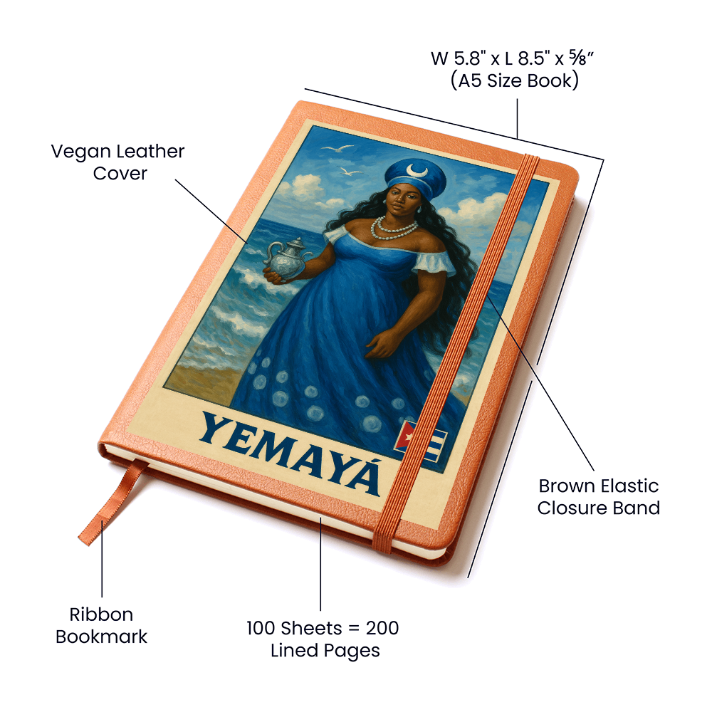 Leather Journal – Yemayá Madre del Mar y Guardiana de tu Espíritu