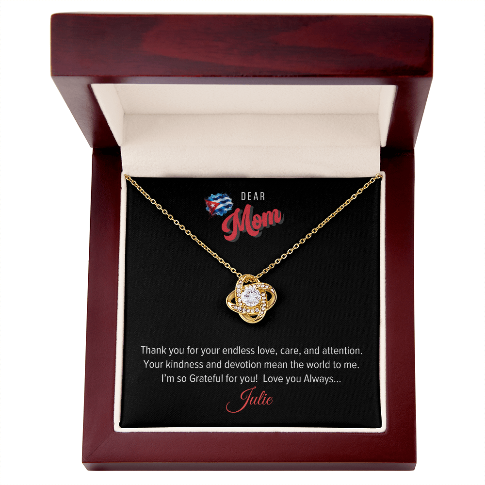 Love Knot Necklace - Personalized for Mother