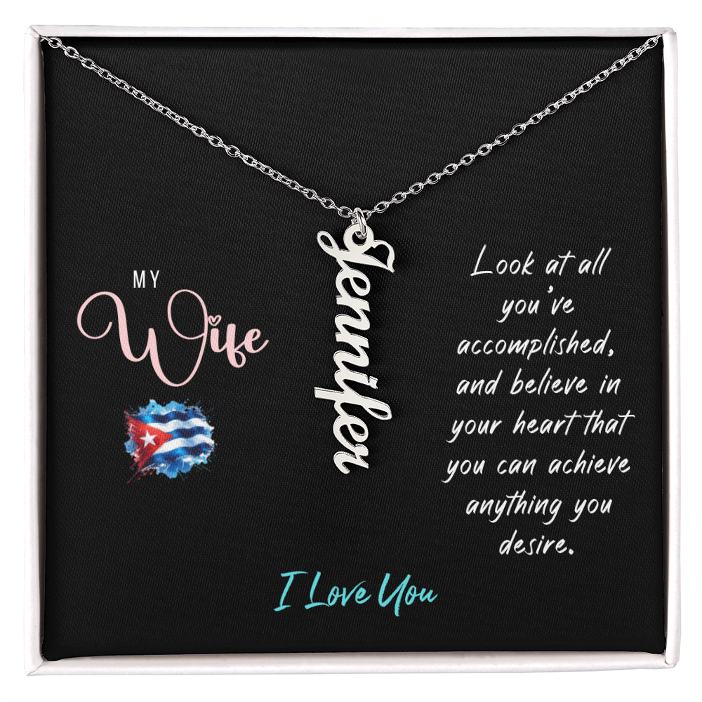 Multi Name Necklace - Personalized for my Wife