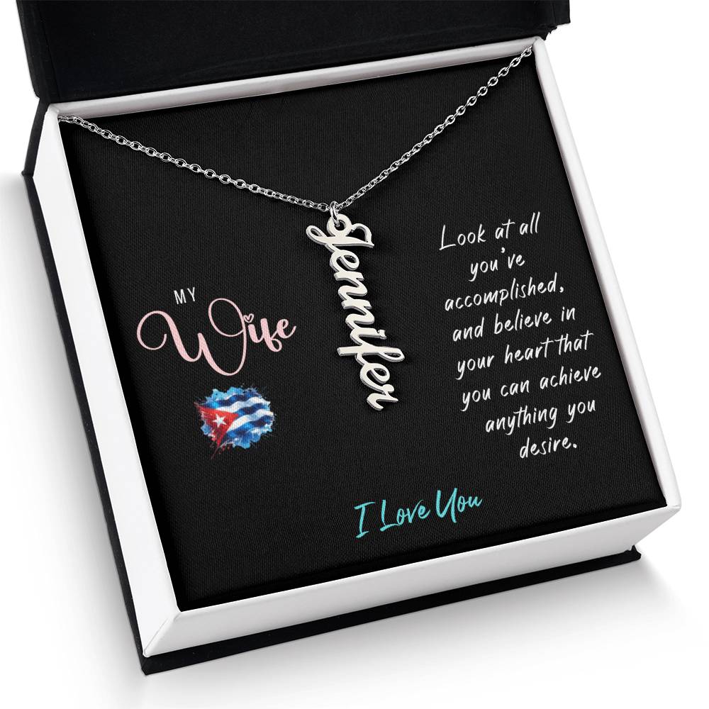 Multi Name Necklace - Personalized for my Wife
