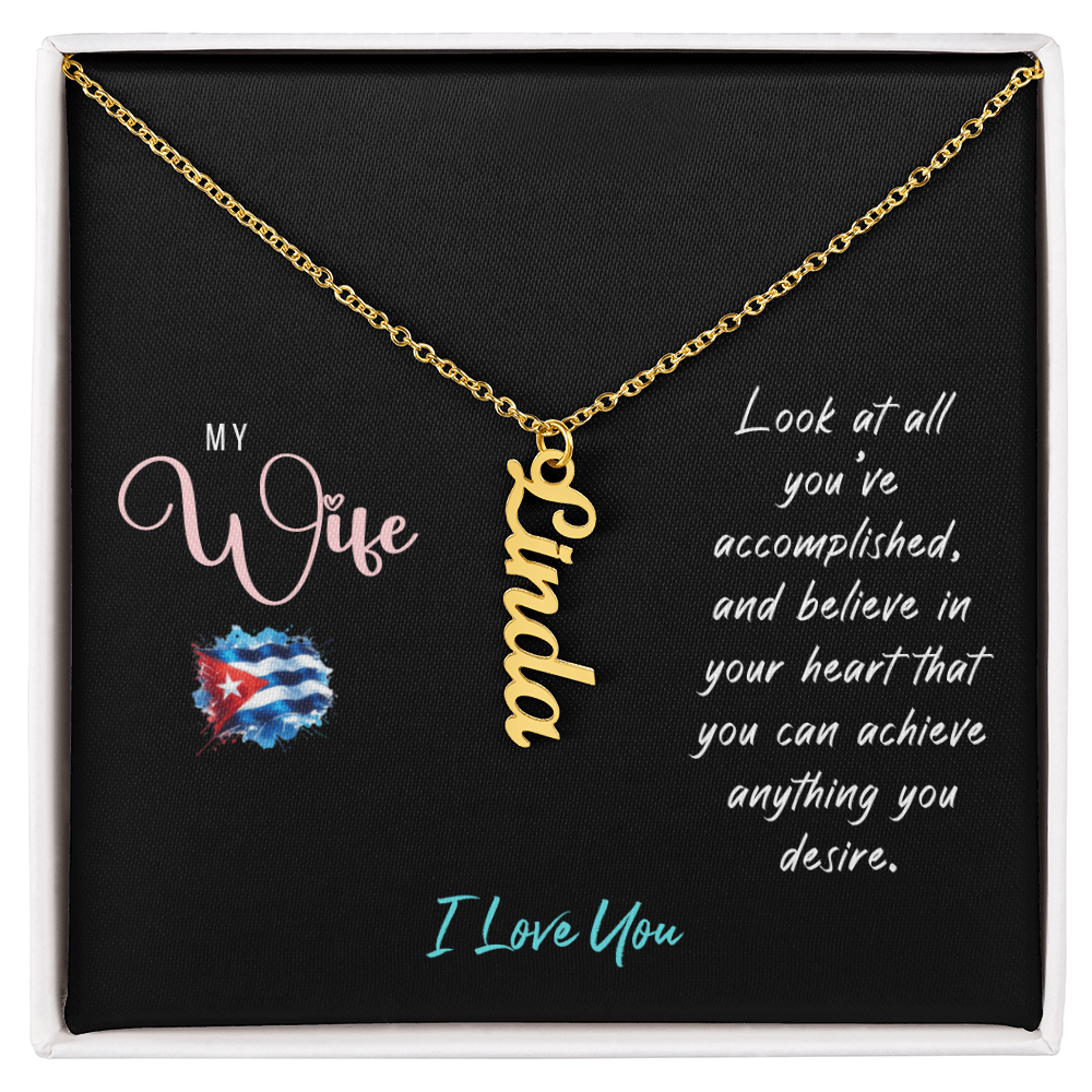 Multi Name Necklace - Personalized for my Wife