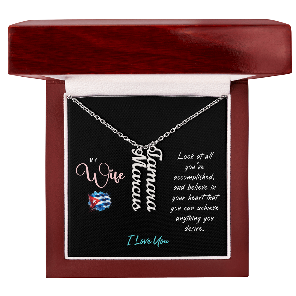 Multi Name Necklace - Personalized for my Wife