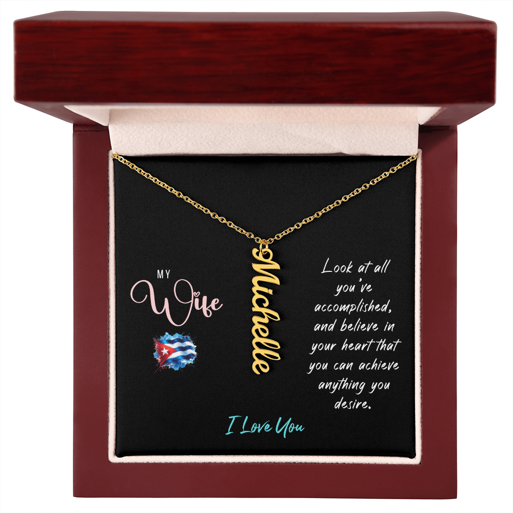 Multi Name Necklace - Personalized for my Wife