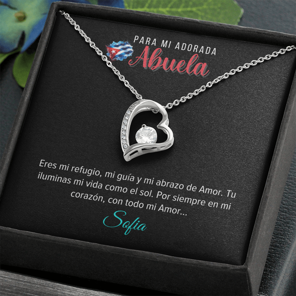 Collar Personalizado Para Abuela - "Forever Love Necklace"