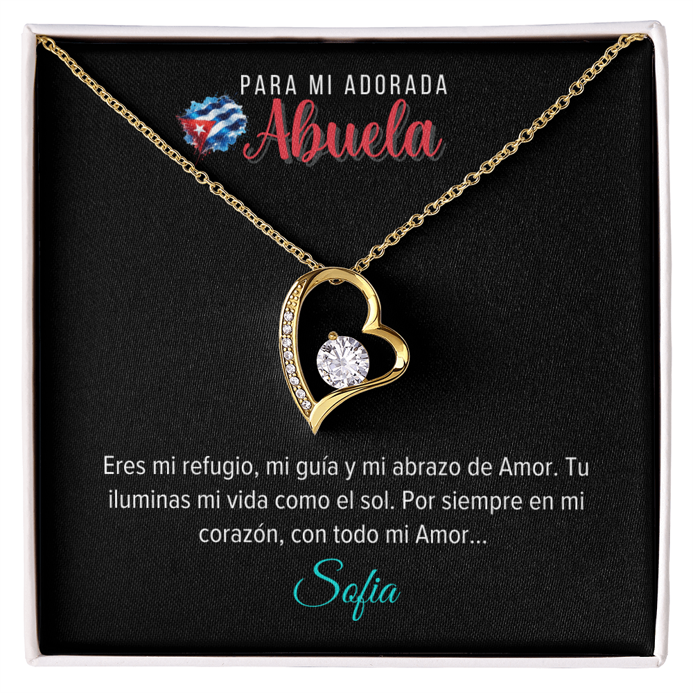 Collar Personalizado Para Abuela - "Forever Love Necklace"
