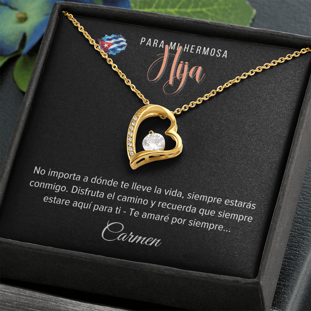 Forever Love Necklace - Collar Personalizado para Hijas