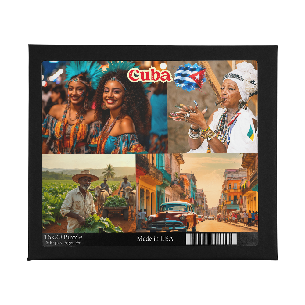 PUZZLE Cuba Cultural and Educational Entertainment for Kids and Adults