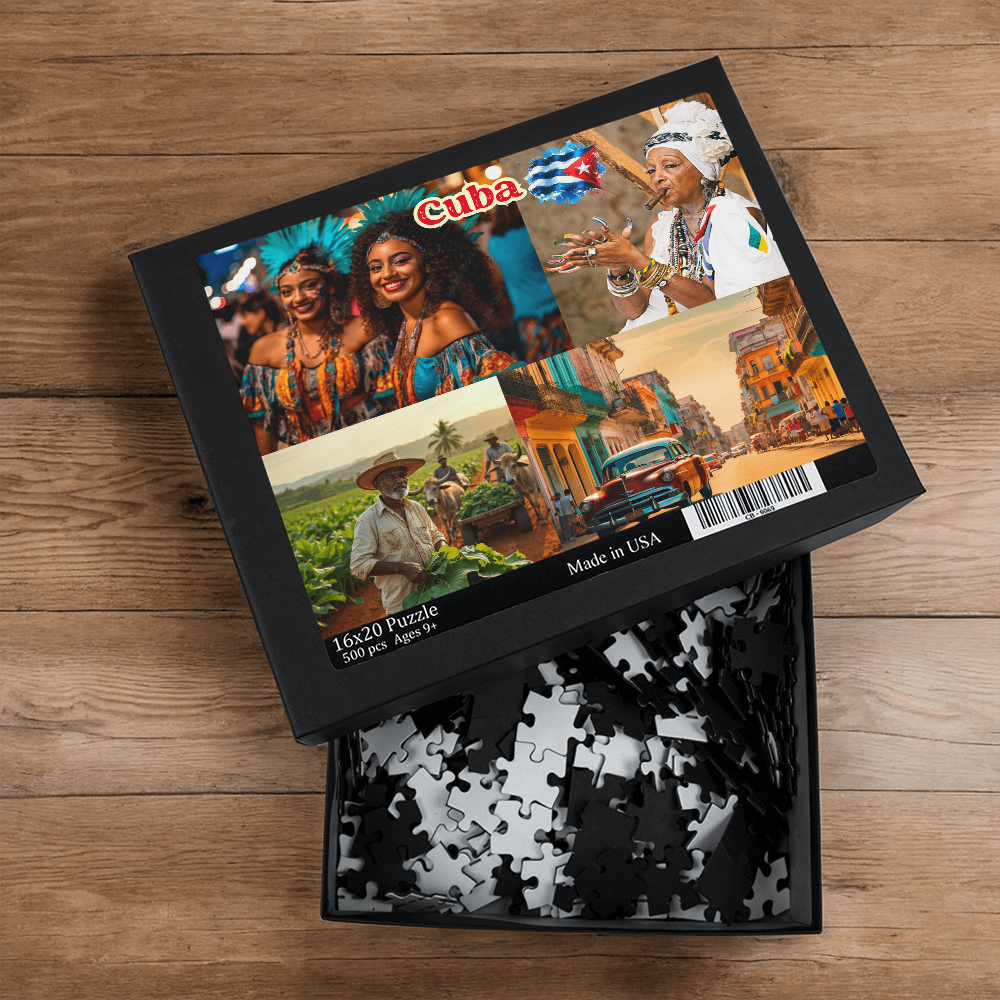 PUZZLE Cuba Cultural and Educational Entertainment for Kids and Adults