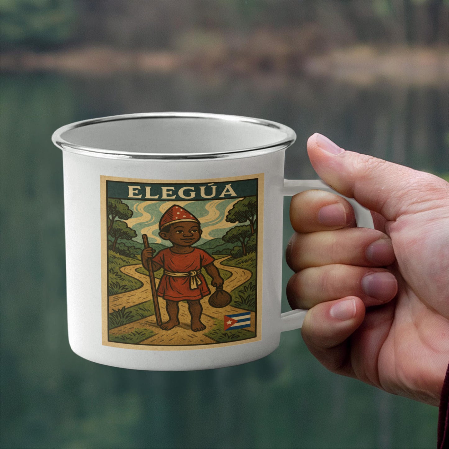 Eleguá Custom Mug Acero Inoxidable – El Guardián de tus Caminos