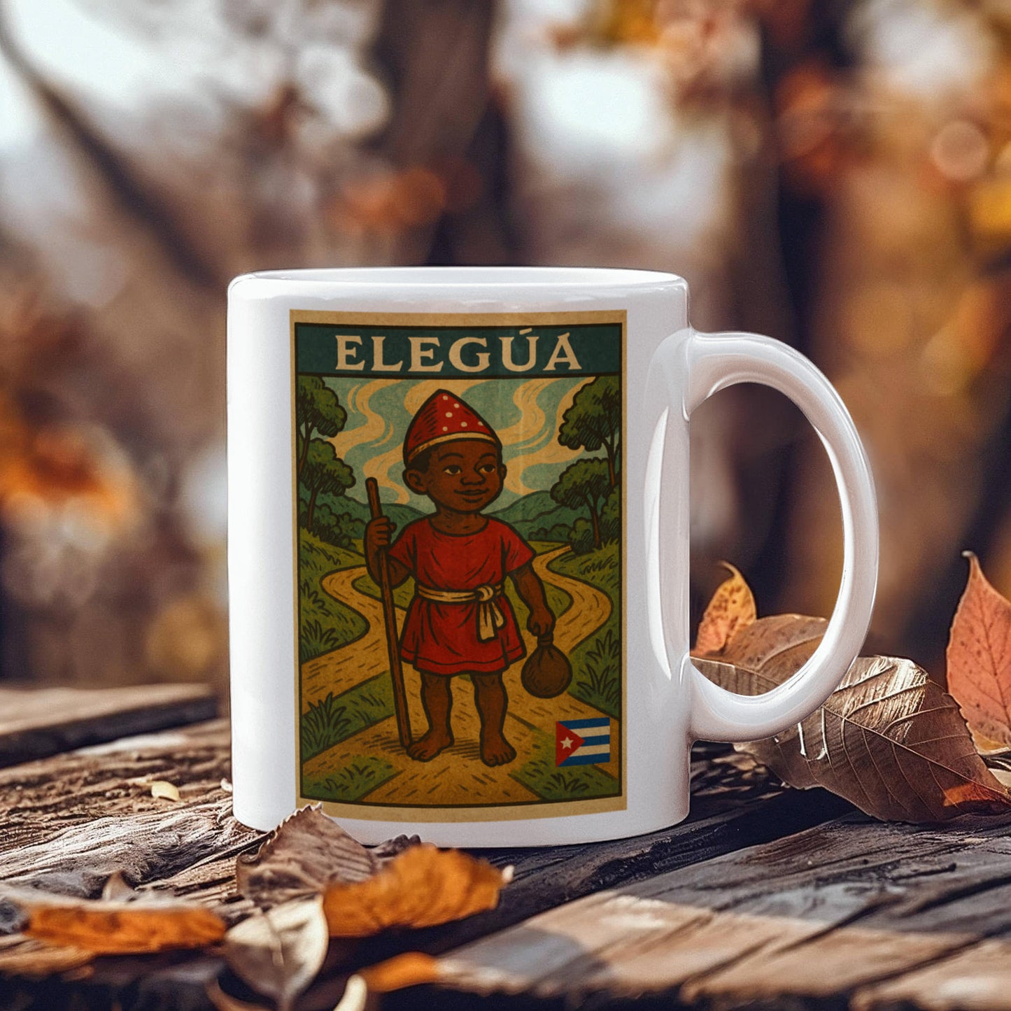 Eleguá Ceramic Mug Custom-made – El Guardián de tus Caminos