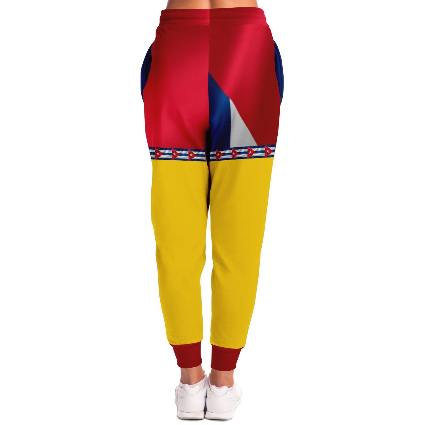 Jogger Pants Cubano – Orgullo que Camina, Yellow Bottom