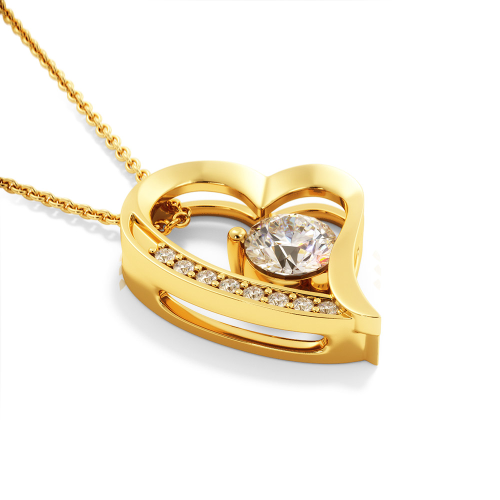 Forever Love Necklace, Personalized Sister - 18k Yellow Gold Plated or 14k White Gold Plated