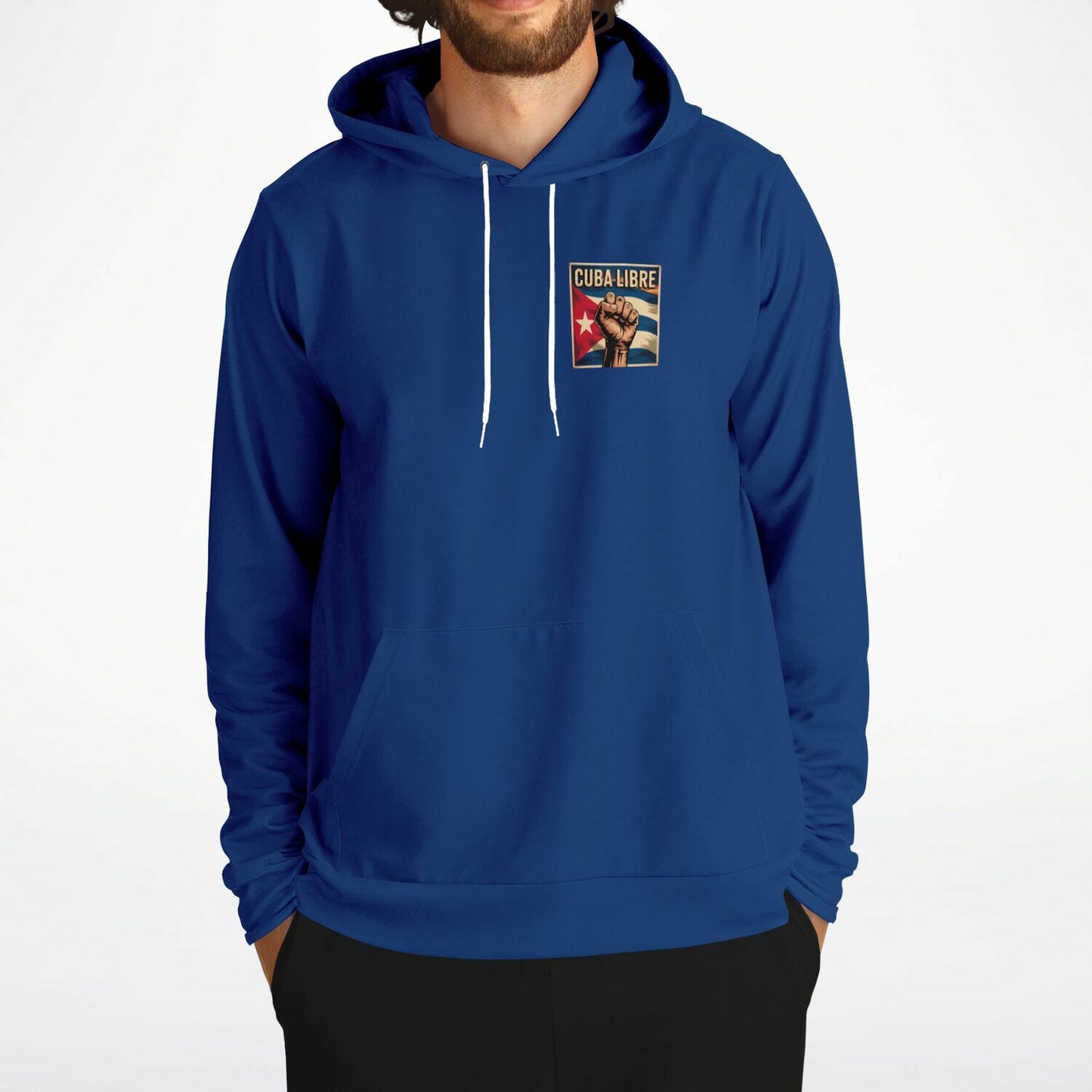 Hoodie, Patria y Vida – Venceremos (Blue color)