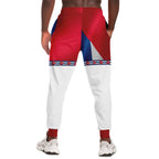 Jogger Pants Cubano – Orgullo que Camina, White Bottom