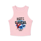 Crop Tee Blusita Cubana Cortica – Cuando Tu Mujer es Cubana, el Resto es Cuento