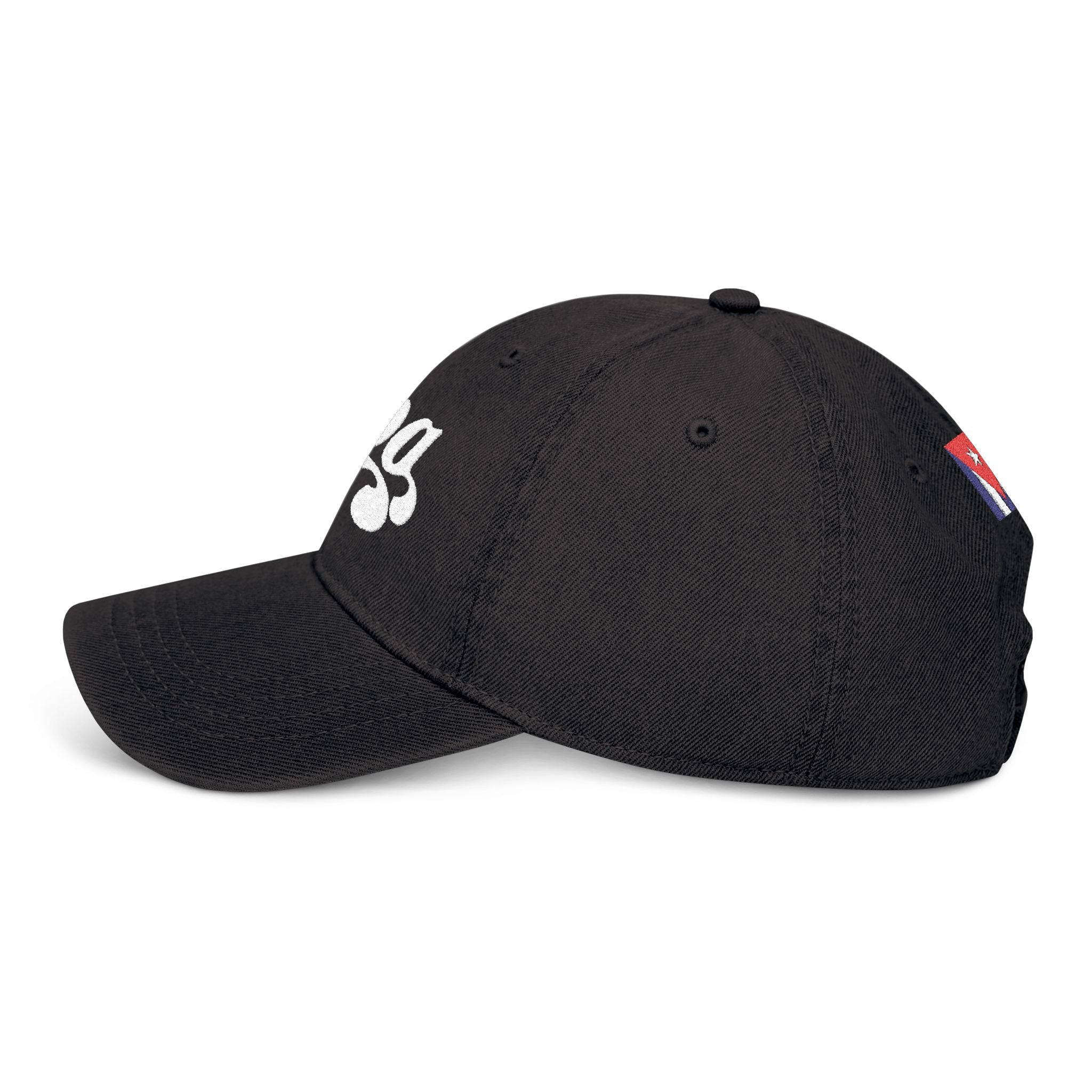 Gorra de Denim Bordada con Estilo – Para los que Aman a Cuba