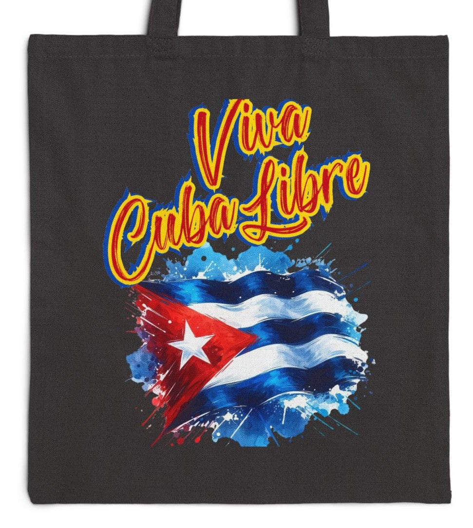 Cuban Pride Tote Bag - Viva Cuba Libre, Shopping, Beach Bag Secondary image