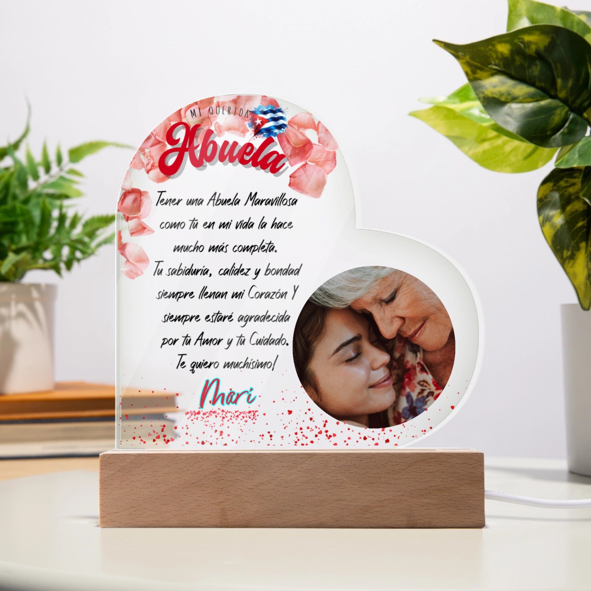 Grandma Heart Acrylic Plaque