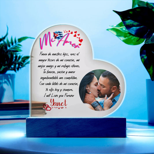 Acrylic Plaque Mi Amor Esposo
