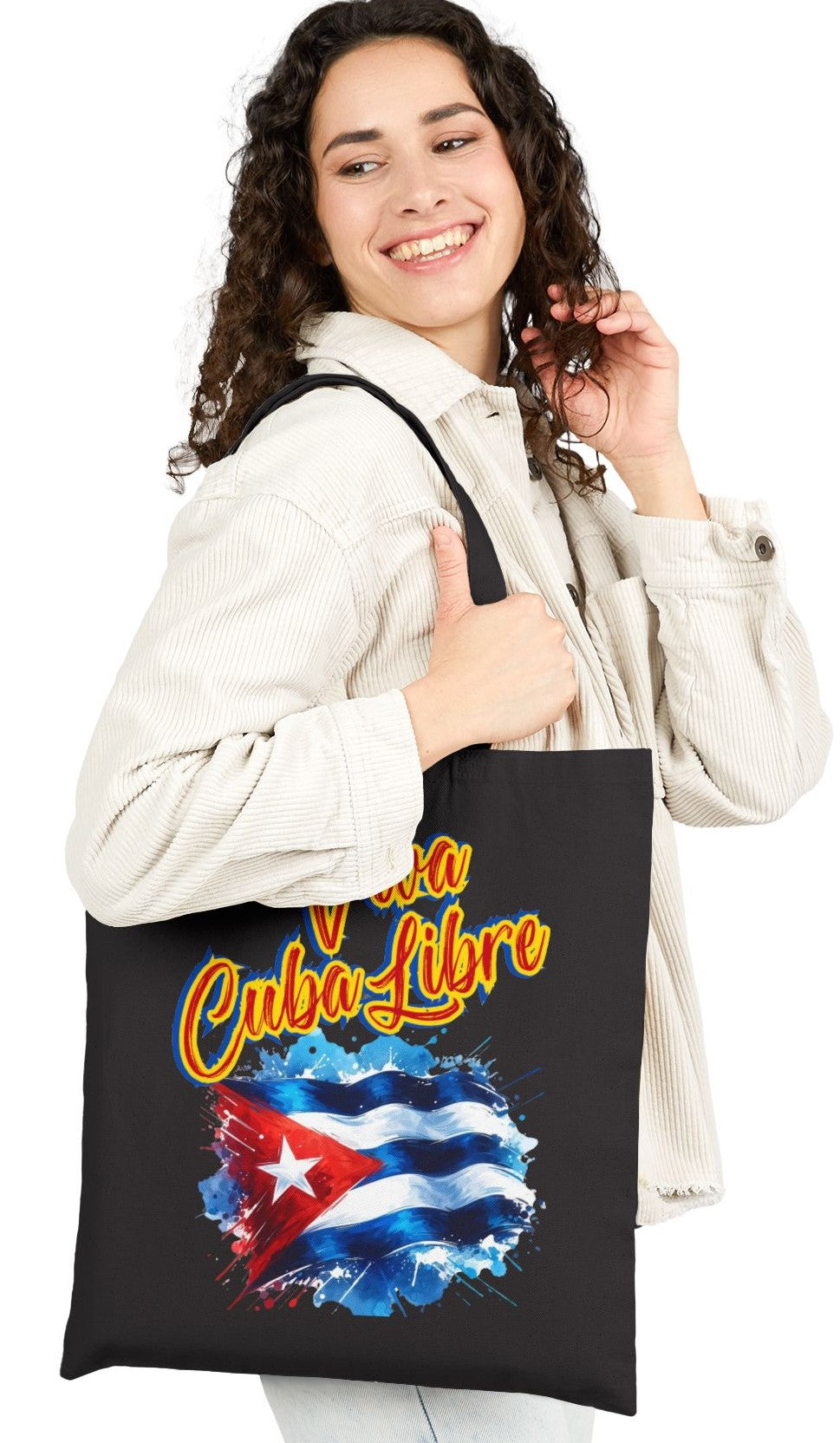 Cuban Pride Tote Bag - Viva Cuba Libre, Beach Bag