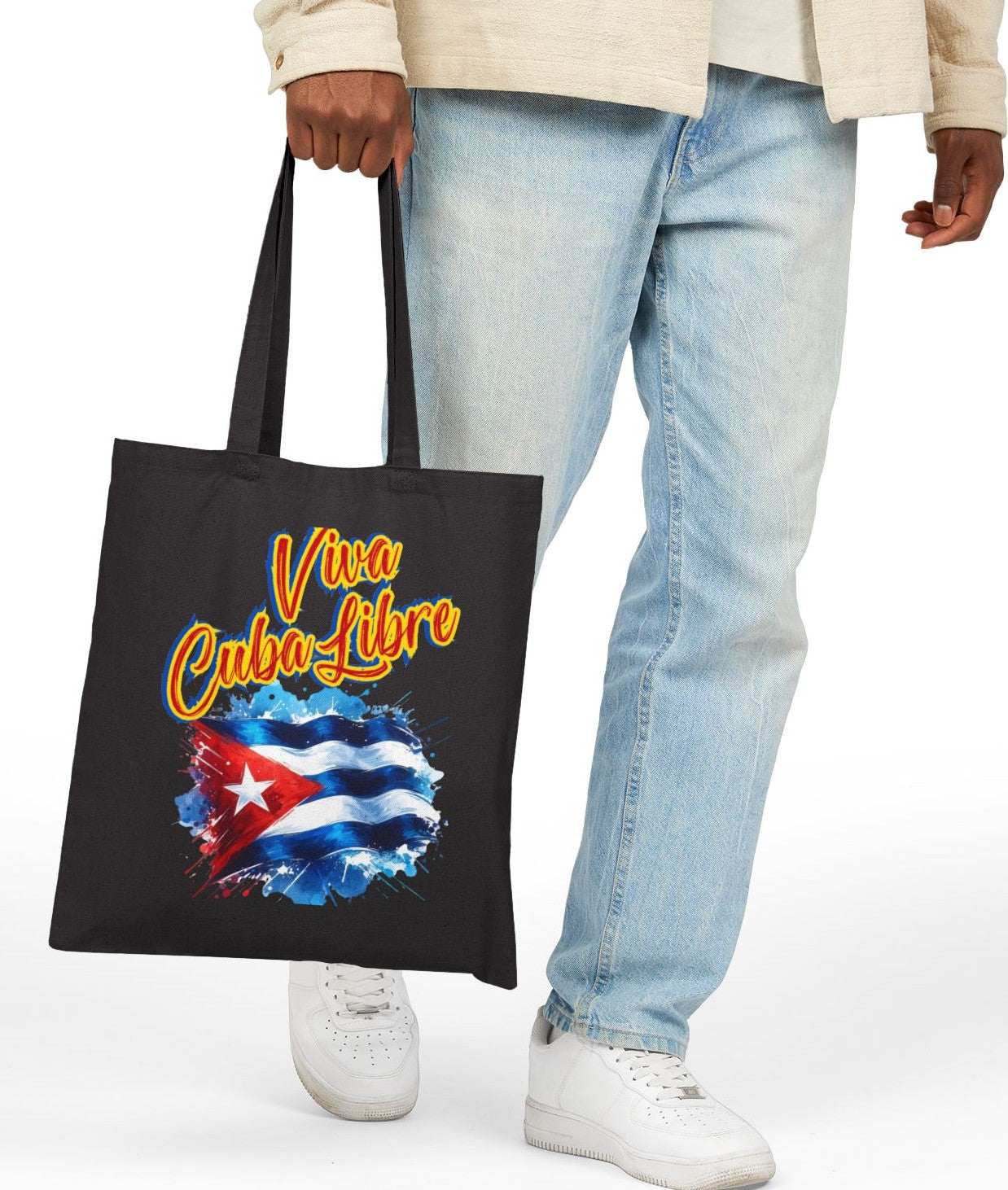 Cuban Pride Tote Bag - Viva Cuba Libre, Beach Bag