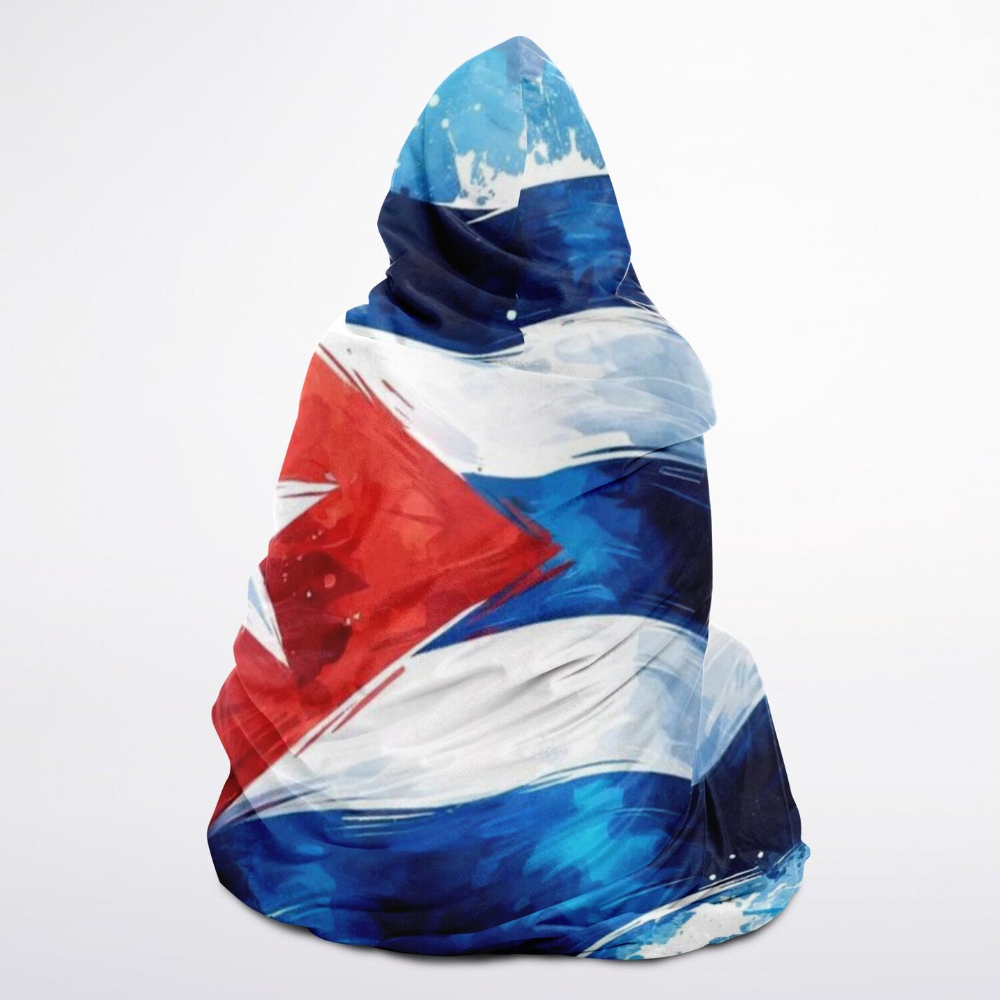 Frazada con Capucha - Bandera Cubana Orgullo Cubano