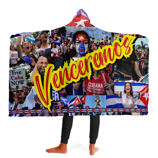 Frazada con Capucha - Venceremos Orgullo y Libertad Cubano
