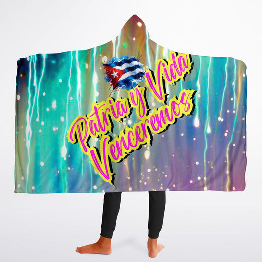 Hooded Blanket – Patria y Vida Venceremos (Yellow Color)