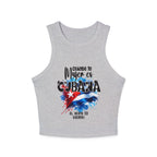 Crop Tee Blusita Cubana Cortica – Cuando Tu Mujer es Cubana, el Resto es Cuento