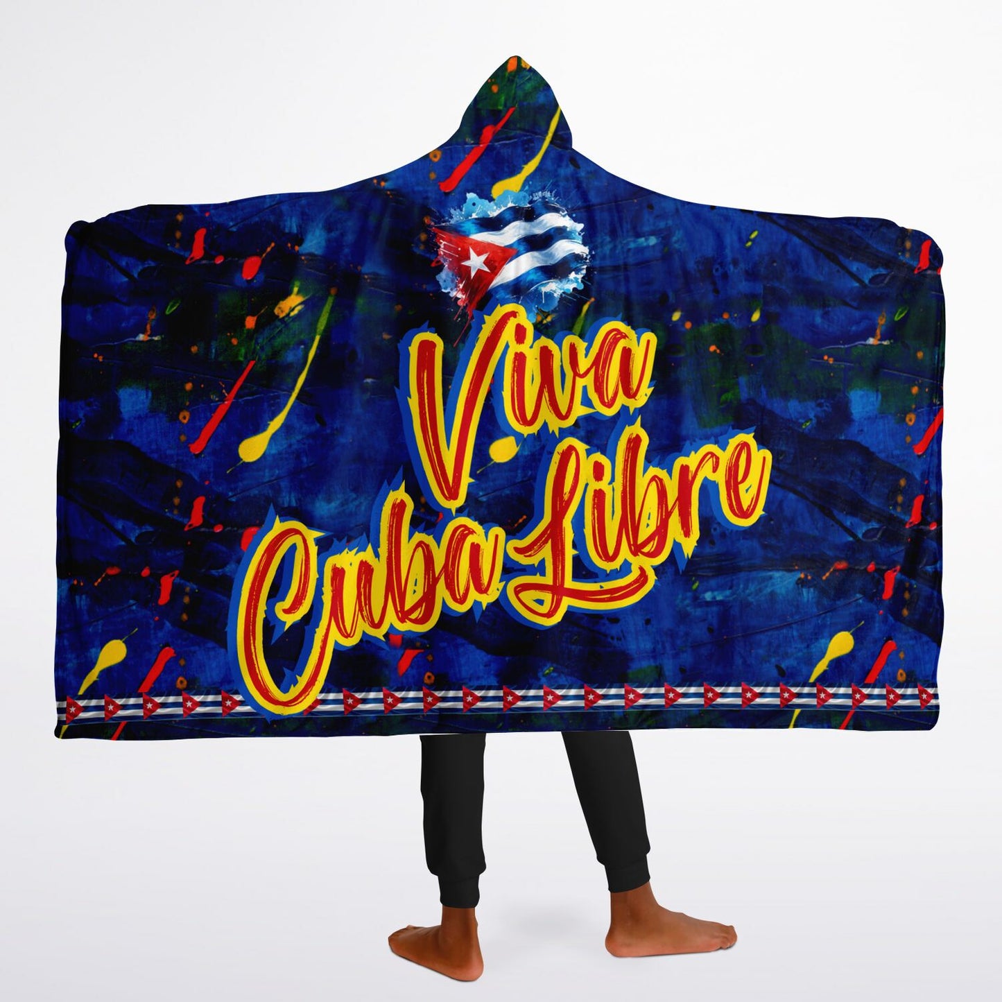 Frazada con Capucha – Viva Cuba Libre, Libertad y Esperanza