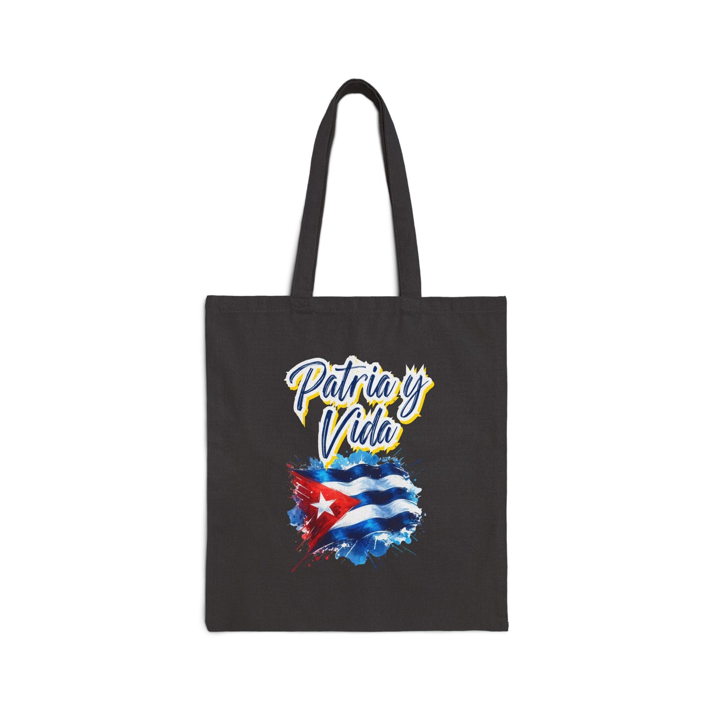 Tote Bag Bolsa Negra Cubana – Patria y Vida con Orgullo Cubano, Estilo con Conciencia, para tu Día a Día